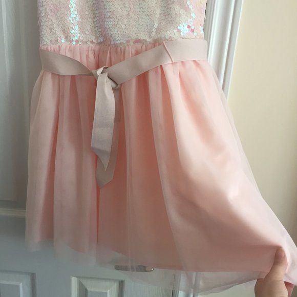 The Children's Place Girls Pink Sequin Dress - Picture 4 of 6